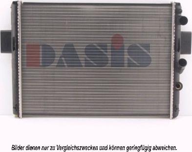 AKS Dasis 400660N - Radiator, engine cooling autospares.lv