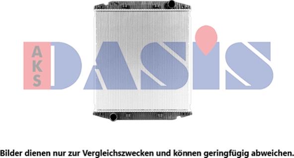 AKS Dasis 400014SXB - Radiator, engine cooling autospares.lv