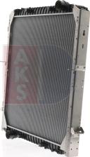 AKS Dasis 400014X - Radiator, engine cooling autospares.lv