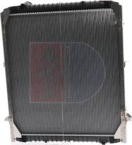 AKS Dasis 400014X - Radiator, engine cooling autospares.lv