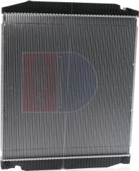 AKS Dasis 400016X - Radiator, engine cooling autospares.lv