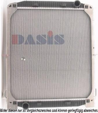 AKS Dasis 400010N - Radiator, engine cooling autospares.lv
