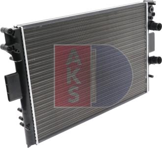 AKS Dasis 400830N - Radiator, engine cooling autospares.lv