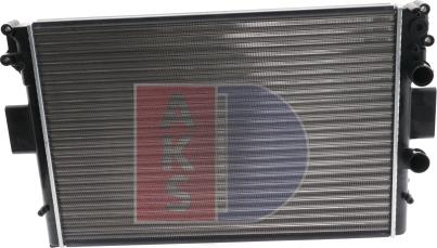 AKS Dasis 400830N - Radiator, engine cooling autospares.lv