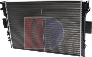 AKS Dasis 400830N - Radiator, engine cooling autospares.lv