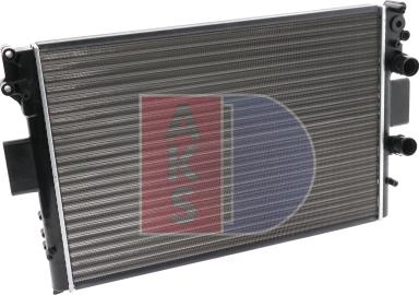 AKS Dasis 400830N - Radiator, engine cooling autospares.lv