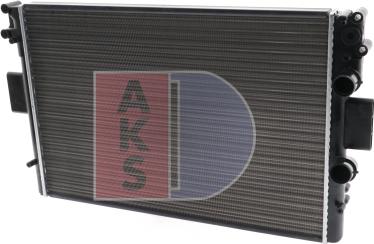 AKS Dasis 400830N - Radiator, engine cooling autospares.lv