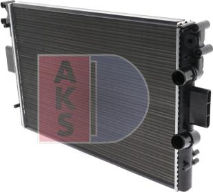 AKS Dasis 400830N - Radiator, engine cooling autospares.lv