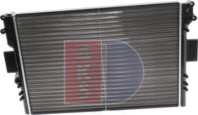 AKS Dasis 400830N - Radiator, engine cooling autospares.lv