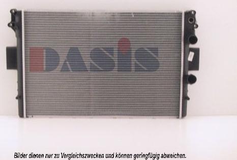 AKS Dasis 400820N - Radiator, engine cooling autospares.lv