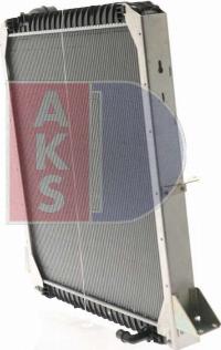 AKS Dasis 400210N - Radiator, engine cooling autospares.lv