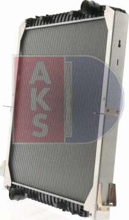 AKS Dasis 400210N - Radiator, engine cooling autospares.lv