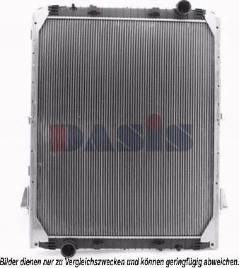 AKS Dasis 400220N - Radiator, engine cooling autospares.lv