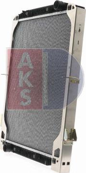 AKS Dasis 400220N - Radiator, engine cooling autospares.lv