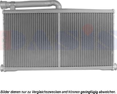 AKS Dasis 489009N - Heat Exchanger, interior heating autospares.lv