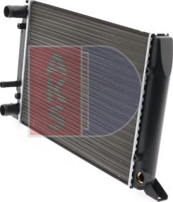 AKS Dasis 480490N - Radiator, engine cooling autospares.lv