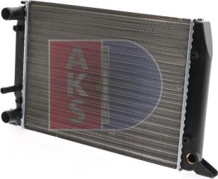 AKS Dasis 480490N - Radiator, engine cooling autospares.lv