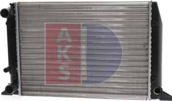 AKS Dasis 480490N - Radiator, engine cooling autospares.lv