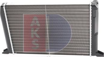 AKS Dasis 480490N - Radiator, engine cooling autospares.lv