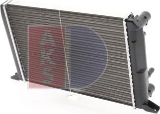 AKS Dasis 480490N - Radiator, engine cooling autospares.lv