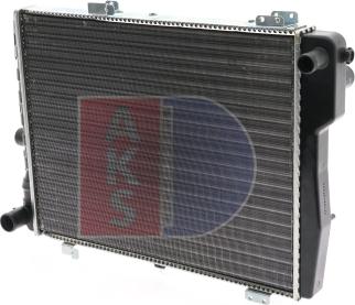AKS Dasis 480590N - Radiator, engine cooling autospares.lv