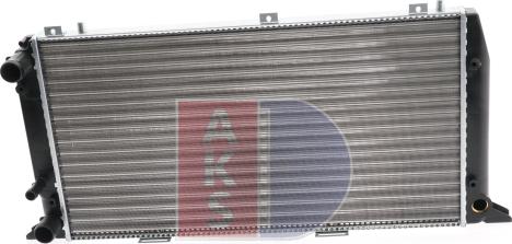 AKS Dasis 480550N - Radiator, engine cooling autospares.lv