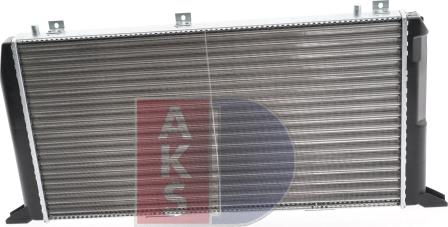 AKS Dasis 480550N - Radiator, engine cooling autospares.lv