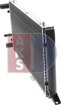 AKS Dasis 480550N - Radiator, engine cooling autospares.lv