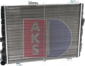 AKS Dasis 480570N - Radiator, engine cooling autospares.lv
