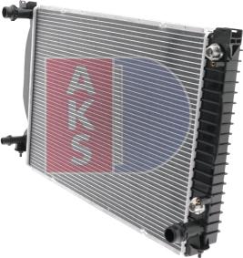 AKS Dasis 480043N - Radiator, engine cooling autospares.lv