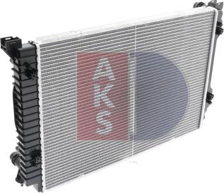 AKS Dasis 480043N - Radiator, engine cooling autospares.lv