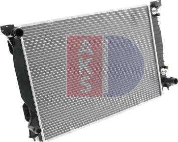 AKS Dasis 480043N - Radiator, engine cooling autospares.lv