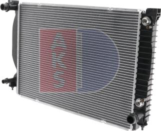 AKS Dasis 480043N - Radiator, engine cooling autospares.lv