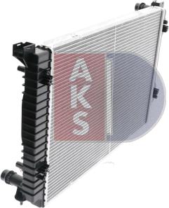 AKS Dasis 480043N - Radiator, engine cooling autospares.lv