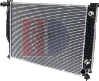 AKS Dasis 480058N - Radiator, engine cooling autospares.lv