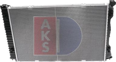 AKS Dasis 480052N - Radiator, engine cooling autospares.lv