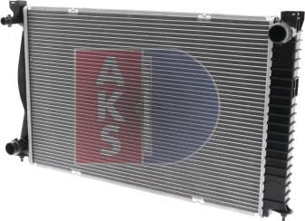 AKS Dasis 480052N - Radiator, engine cooling autospares.lv