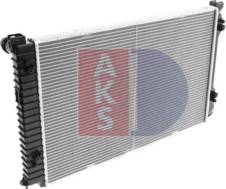 AKS Dasis 480052N - Radiator, engine cooling autospares.lv