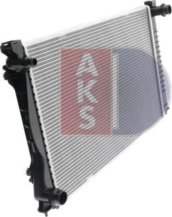 AKS Dasis 480052N - Radiator, engine cooling autospares.lv