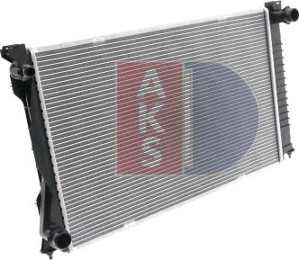 AKS Dasis 480052N - Radiator, engine cooling autospares.lv