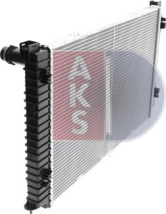 AKS Dasis 480052N - Radiator, engine cooling autospares.lv