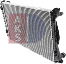 AKS Dasis 480052N - Radiator, engine cooling autospares.lv