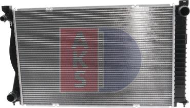 AKS Dasis 480052N - Radiator, engine cooling autospares.lv