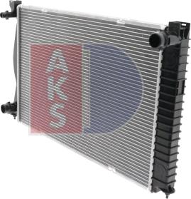 AKS Dasis 480052N - Radiator, engine cooling autospares.lv