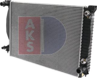 AKS Dasis 480068N - Radiator, engine cooling autospares.lv