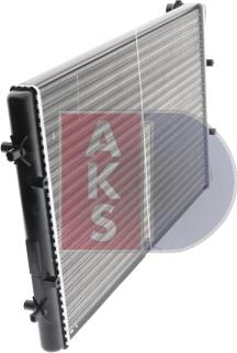 AKS Dasis 480019N - Radiator, engine cooling autospares.lv