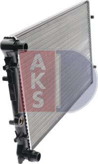 AKS Dasis 480019N - Radiator, engine cooling autospares.lv