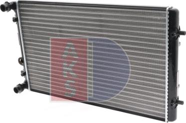 AKS Dasis 480019N - Radiator, engine cooling autospares.lv