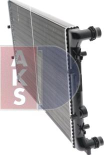 AKS Dasis 480019N - Radiator, engine cooling autospares.lv