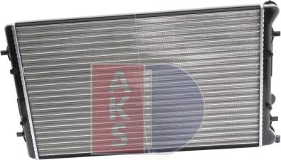 AKS Dasis 480019N - Radiator, engine cooling autospares.lv